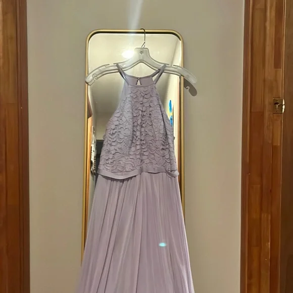 david's bridal lilac bridesmaid dress David's Bridal Lavender Dress  The Kollection Company